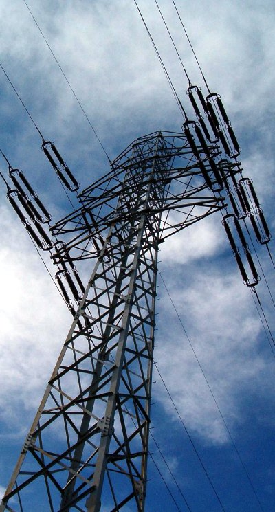 Foto słupa elektrycznego